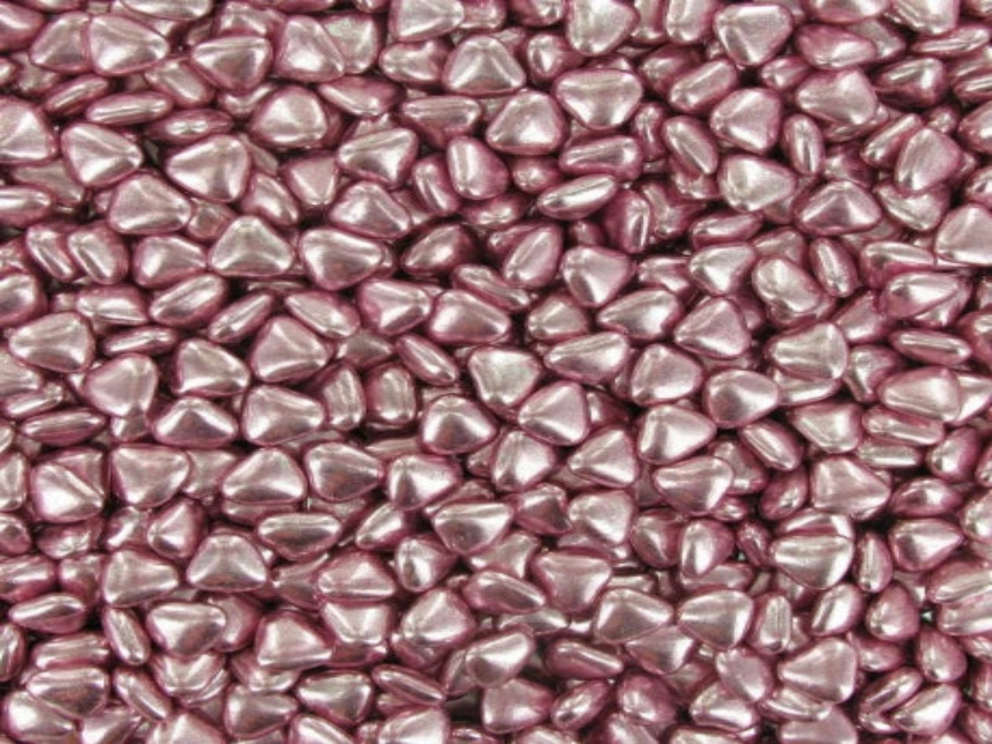 Mini cœurs chocolat noir rose gold