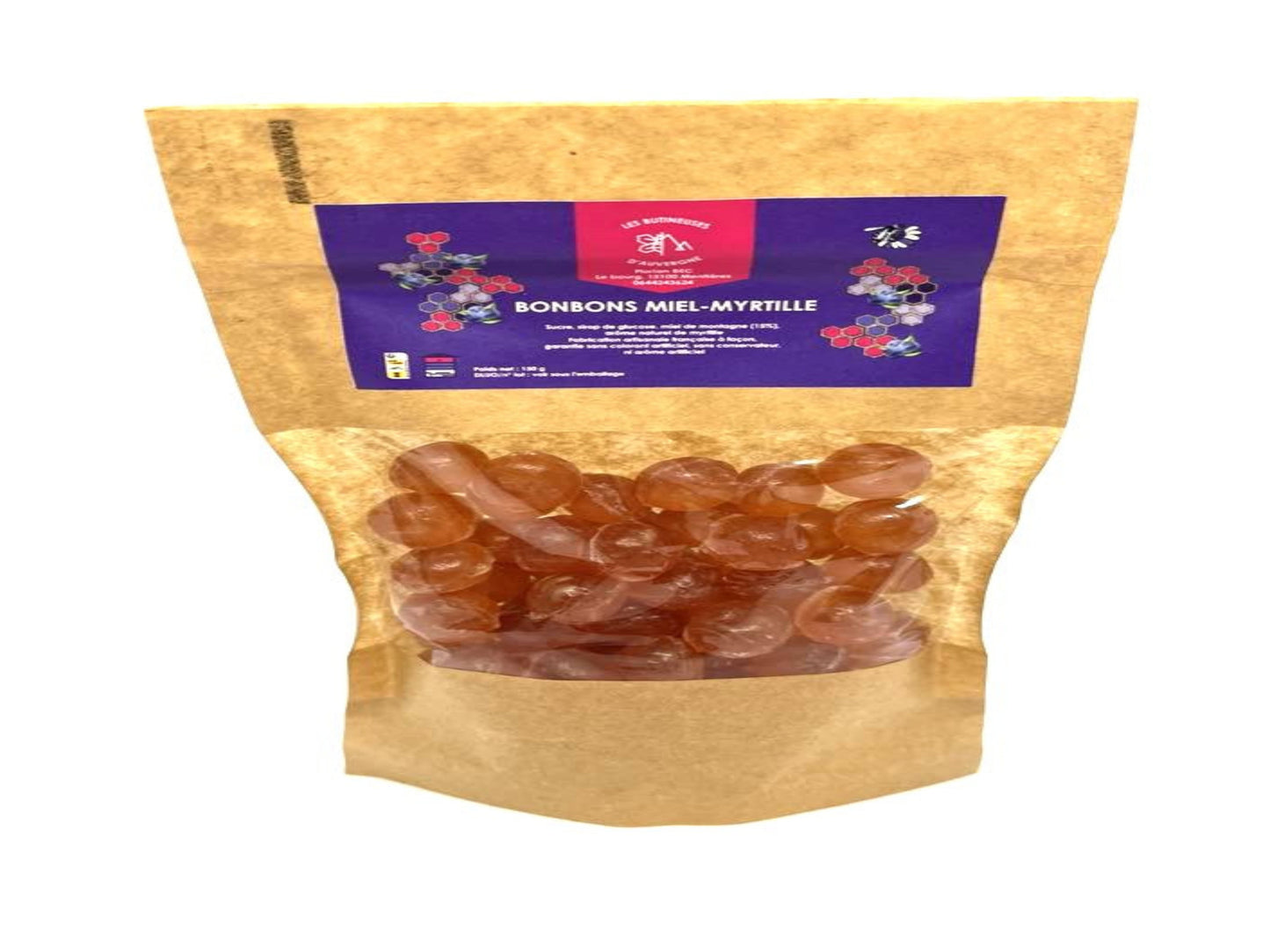 Bonbons miel myrtille