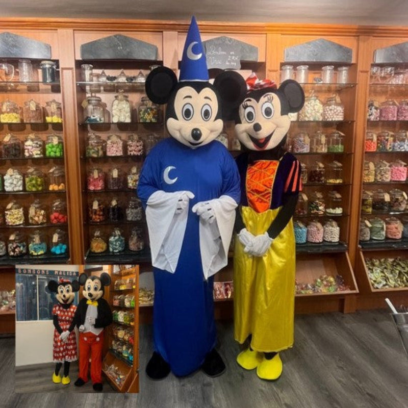Mascottes Mickey & Minnie