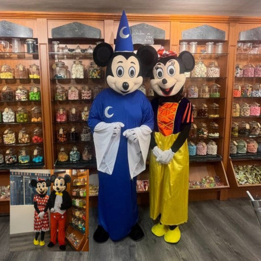 Mascottes Mickey & Minnie