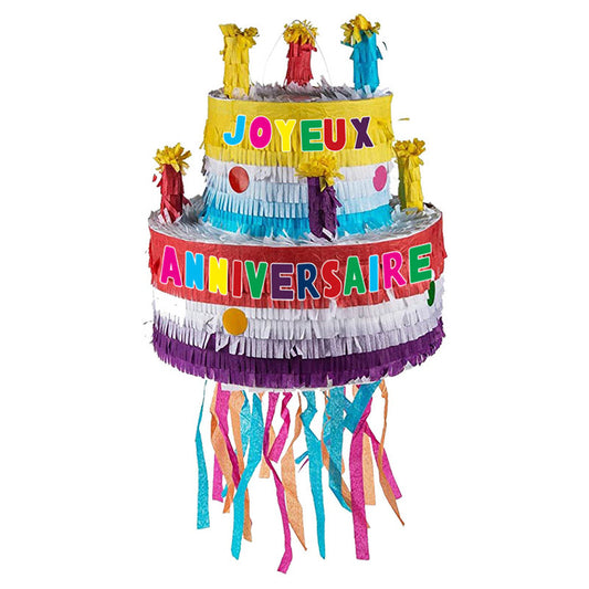 Piñata gâteau d'anniversaire